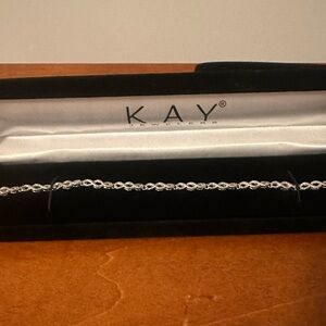 Kay Jewelers Infinity Sterling Silver Bracelet